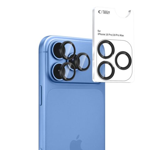 TECH-PROTECT CAMRING FIT+ zaštita kamere za iPHONE 18 PRO / MAX (crni rub) - Slika 3