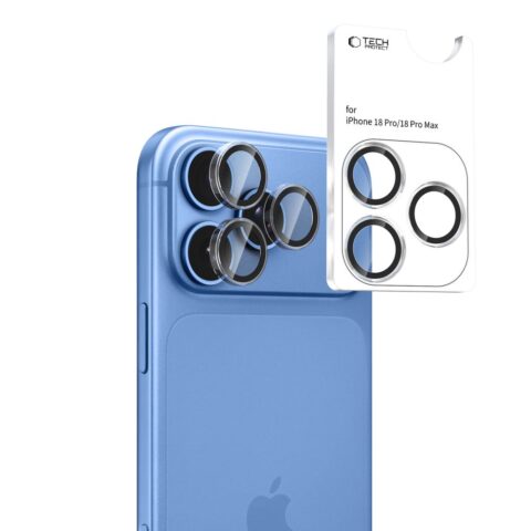 TECH-PROTECT CAMRING FIT+ zaštita kamere za iPHONE 18 PRO / MAX (prozirna) - Slika 3