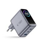 Tech-Protect Powervision NC100W-GAN 3-portni punjač, PD 100 W / QC 3.0, sivi - Slika 3