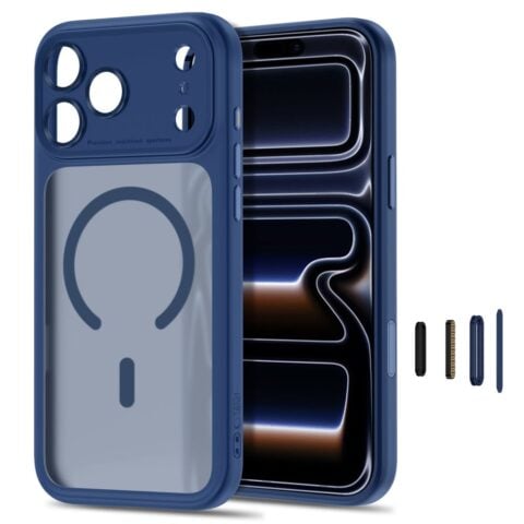 TECH-PROTECT MAGPEAK MAGSAFE CC iPhone 17 Pro / 18 Pro (MATTE DEEP BLUE) - Slika 3