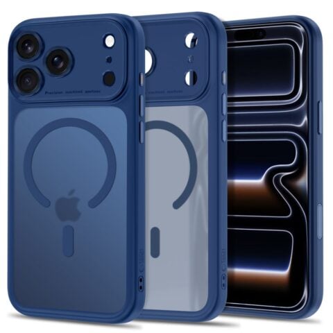 21 TECH-PROTECT MAGPEAK MAGSAFE CC iPhone 17 Pro / 18 Pro (MATTE DEEP BLUE) - Slika 1