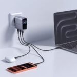 Tech-Protect Powervision NC100W-GAN 3-portni punjač, PD 100 W / QC 3.0, sivi - Slika 4