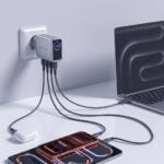 TECH-PROTECT POWERVISION NC140W-GAN mrežni punjač s 4 priključka PD 140W / QC3.0, tamnosivi - Slika 4