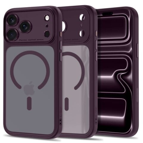 3 TECH-PROTECT MAGPEAK MAGSAFE CC iPhone 17 Pro / 18 Pro (MATTE BURGUNDY) - Slika 1