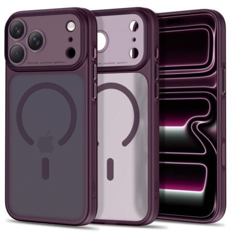 3 TECH-PROTECT MAGPRIME MAGSAFE CC iPhone 17 Pro / 18 Pro (MATTE BURGUNDY) - Slika 1