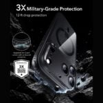 ESR CLASSIC HYBRID MAGSAFE i kaljeno staklo za iPhone 17 PRO / 18 PRO (CLEAR/BLACK) - Slika 4
