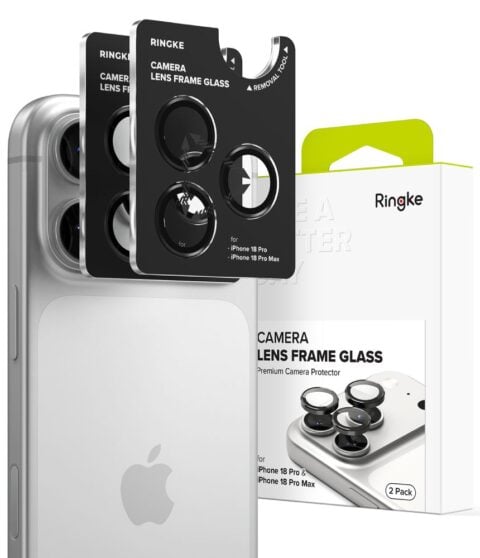 2x set zaštitnih stakala za kameru Ringke Camera Frame Protector iPhone 18 Pro / Pro Max - Slika 1