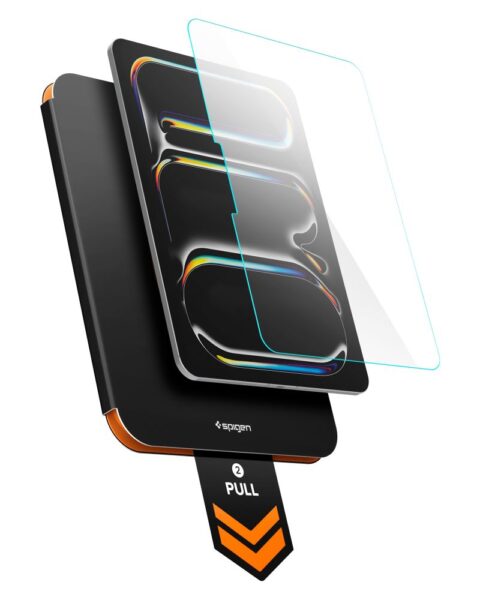 SPIGEN ALM GLAS.TR T kaljeno staklo sa aplikatorom iPAD PRO 11” 5 / 6 / 2024-2025 - Slika 5
