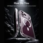 ESR CLASSIC HYBRID MAGSAFE i kaljeno staklo za iPhone 17 PRO / 18 PRO - Slika 5