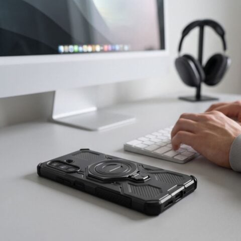 Tech-Protect TacticStand MagSafe, Samsung Galaxy A17 / A18, mat crna - Slika 3