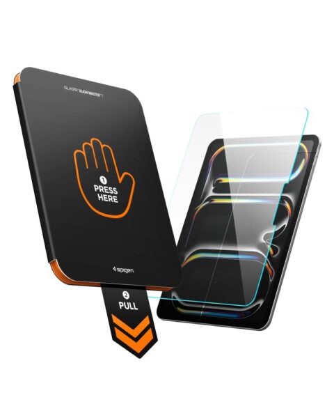 SPIGEN ALM GLAS.TR T kaljeno staklo sa aplikatorom iPAD PRO 11” 5 / 6 / 2024-2025 - Slika 7