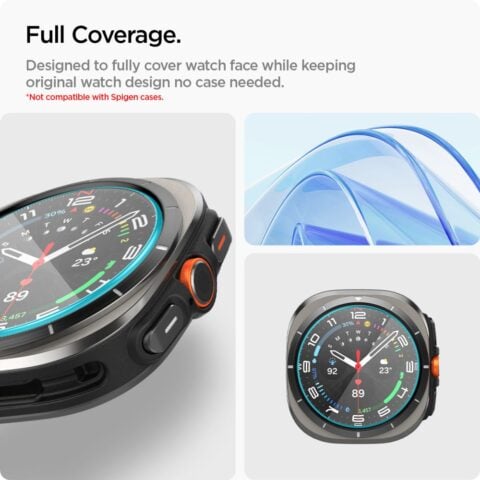 Spigen Glass tR EZ Fit 2 komada prozirno - Samsung Galaxy Watch Ultra - Slika 7