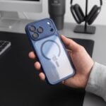 TECH-PROTECT MAGPEAK MAGSAFE CC iPhone 17 PRO MAX / 18 PRO MAX (DEEP BLUE/CLEAR) - Slika 8