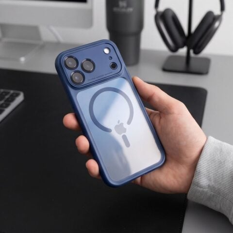 TECH-PROTECT MAGPEAK MAGSAFE CC iPhone 17 PRO MAX / 18 PRO MAX (DEEP BLUE/CLEAR) - Slika 8