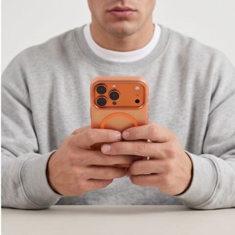 TECH-PROTECT MAGZERO MAGSAFE maska za iPhone 17 PRO / 18 PRO (MATTE COSMIC ORANGE) - Slika 8