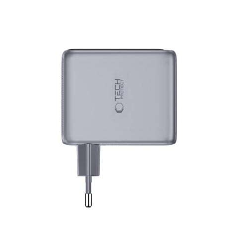 Tech-Protect Powervision NC100W-GAN 3-portni punjač, PD 100 W / QC 3.0, sivi - Slika 9