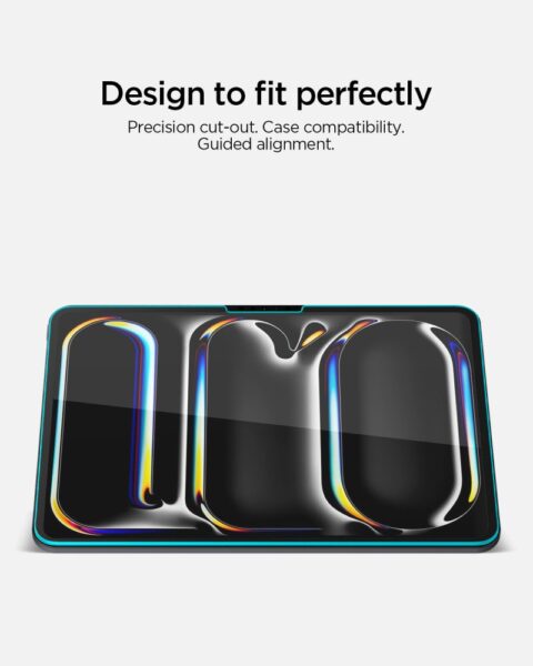 SPIGEN ALM GLAS.TR T kaljeno staklo sa aplikatorom iPAD PRO 11” 5 / 6 / 2024-2025 - Slika 9