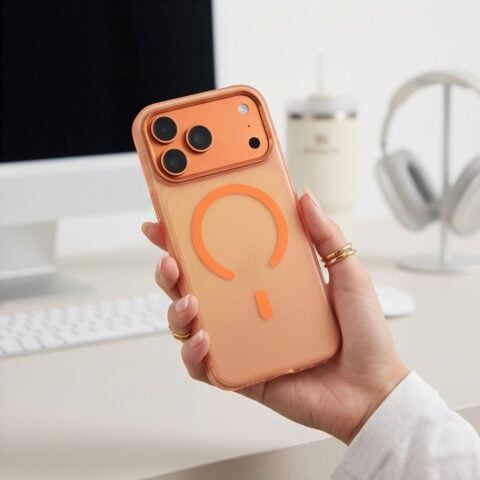 TECH-PROTECT MAGZERO MAGSAFE maska za iPhone 17 PRO / 18 PRO (MATTE COSMIC ORANGE) - Slika 9