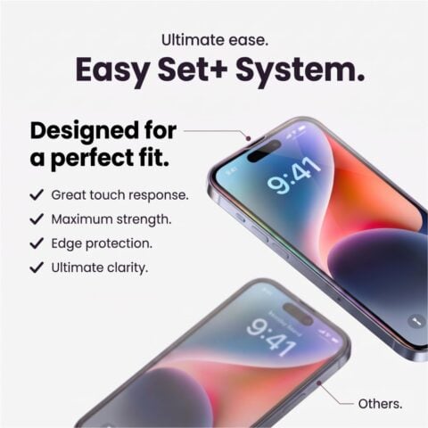 TECH-PROTECT EASY SET+ 3-komada kaljena stakla i zaštita za leće iPHONE 18 PRO MAX - Slika 9