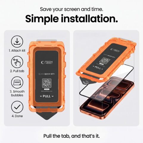 TECH-PROTECT QUICK SET+ 2 kaljena stakla za iPHONE 18 PRO MAX (sa aplikatorom) - Slika 6
