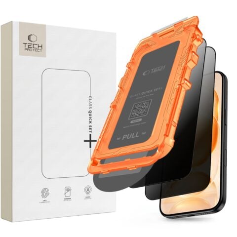 TECH-PROTECT QUICK SET+ 2 kaljena stakla za iPHONE 18 PRO (sa aplikatorom) - Slika 1