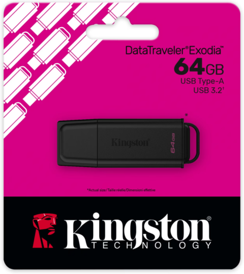 Kingston DataTraveler Exodia Kingston tip A - 3.2 USB Stick - 64GB - Slika 2