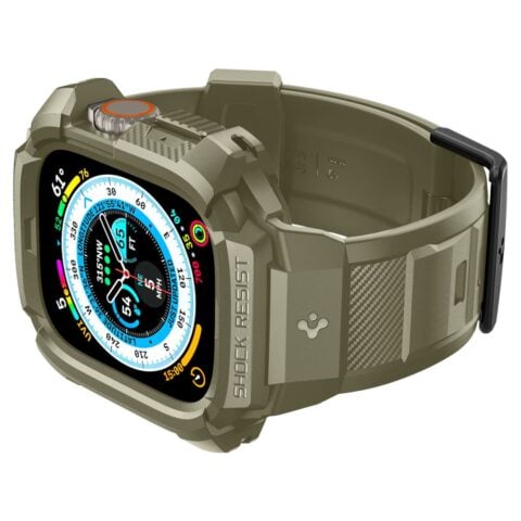SPIGEN RUGGED ARMOR ”PRO” narukvica / maskica za Apple Watch ULTRA 1 / 2 / 3 / 4 (49 mm) VINTAGE KHAKI - Slika 2