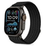 TECH-PROTECT sportski najlonski remen za Apple Watch 8 / 9 / 10 / 11 / SE / ULTRA (44 / 45 / 46 / 49 mm), crni