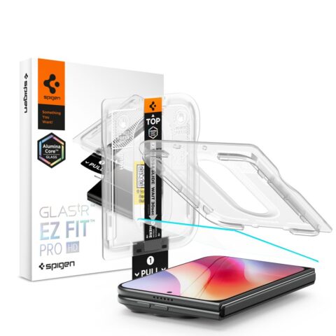 Zaštitno staklo Spigen Glass tR EZ Fit Pro HD, pakiranje od 1 kom. - iPhone Duo - Slika 1