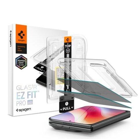 1 Zaštitna stakla Spigen Glass tR EZ Fit Pro HD, pakiranje od 2 kom. - iPhone Duo (PRIVACY) - Slika 1