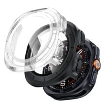 TECH-PROTECT DEFENSE 2 komada za Samsung Galaxy Watch Ultra 2 2026 (47 mm), mat crna i prozirna