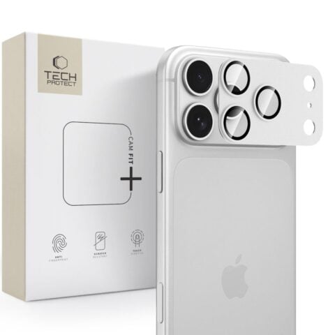1 TECH-PROTECT CAMFULL FIT+ zaštita za leće kamere iPHONE 18 PRO (silver) - Slika 1