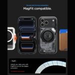 SPIGEN ULTRA HYBRID MAGSAFE zaštita za iPHONE 17 PRO MAX / 18 PRO MAX (crna) - Slika 10