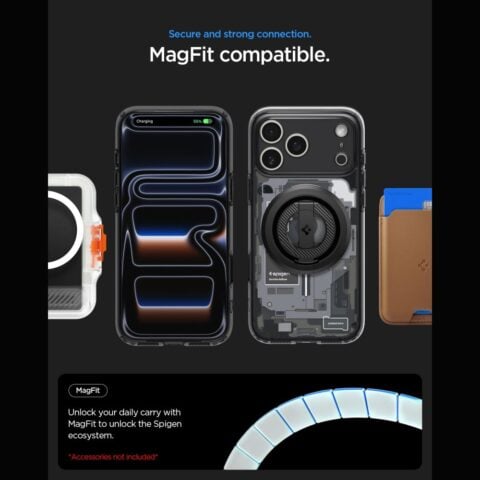 SPIGEN ULTRA HYBRID MAGSAFE zaštita za iPHONE 17 PRO MAX / 18 PRO MAX (crna) - Slika 10