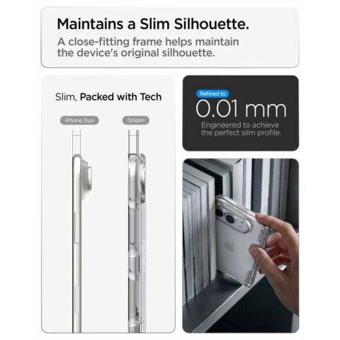 SPIGEN ULTRA HYBRID PRO zaštita za iPHONE DUO (prozirna) - Slika 10