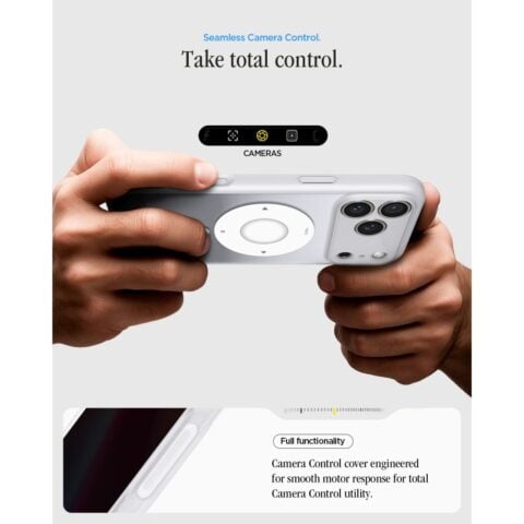Spigen Ultra Hybrid MagSafe za iPhone 17 Pro Max / 18 Pro Max (classic silver) - Slika 10