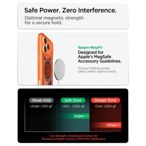 Spigen Ultra Hybrid MagSafe za iPhone 17 Pro Max / 18 Pro Max (MAX C-ONE TANGERINE) - Slika 11