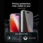 SPIGEN GLAS.TR ”EZ FIT PRO AC” 2 komada za iPHONE 18 PRO MAX (privacy) - Slika 11