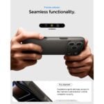 SPIGEN THIN FIT MAG MAGSAFE zaštita za iPHONE 17 PRO / 18 PRO (GUNMETAL) - Slika 11