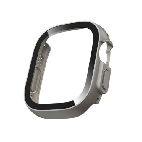 TECH-PROTECT DEFENSE 2-komada APPLE WATCH ULTRA 1 / 2 / 3 / 4 (49 mm) titanium & prozirno - Slika 11
