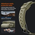 SPIGEN RUGGED ARMOR ”PRO” narukvica / maskica za Apple Watch ULTRA 1 / 2 / 3 / 4 (49 mm) VINTAGE KHAKI - Slika 10