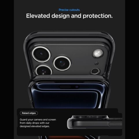 SPIGEN ULTRA HYBRID MAGSAFE zaštita za iPHONE 17 PRO MAX / 18 PRO MAX (crna) - Slika 11