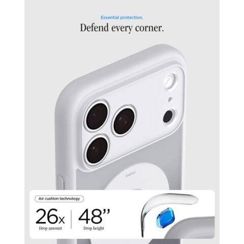 Spigen Ultra Hybrid MagSafe za iPhone 17 Pro Max / 18 Pro Max (classic silver) - Slika 11