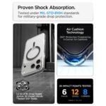 SPIGEN ULTRA HYBRID mag magsafe za iPhone 17 PRO MAX / 18 PRO MAX (clear/graphite) - Slika 12