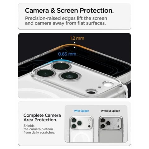 SPIGEN ULTRA HYBRID mag magsafe za iPhone 17 PRO MAX / 18 PRO MAX (frost bijela) - Slika 12