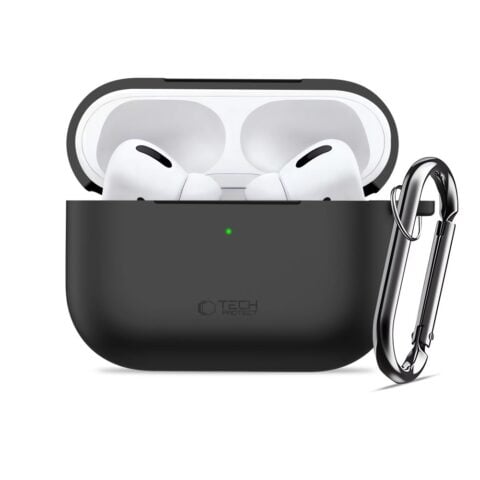 TECH-PROTECT SILICONE HOOK zaštita za APPLE AIRPODS PRO 3 (crna) - Slika 5