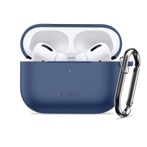 12 TECH-PROTECT SILICONE HOOK zaštita za APPLE AIRPODS PRO 3 (NAVY BLUE) - Slika 1