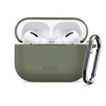 TECH-PROTECT SILICONE HOOK zaštita za APPLE AIRPODS PRO 3 (OLIVE GREEN) - Slika 5