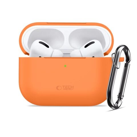 TECH-PROTECT SILICONE HOOK zaštita za APPLE AIRPODS PRO 3 (COSMIC ORANGE) - Slika 5