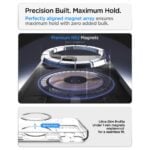 SPIGEN ULTRA HYBRID mag magsafe za iPhone 17 PRO MAX / 18 PRO MAX (clear/burgundy) - Slika 13